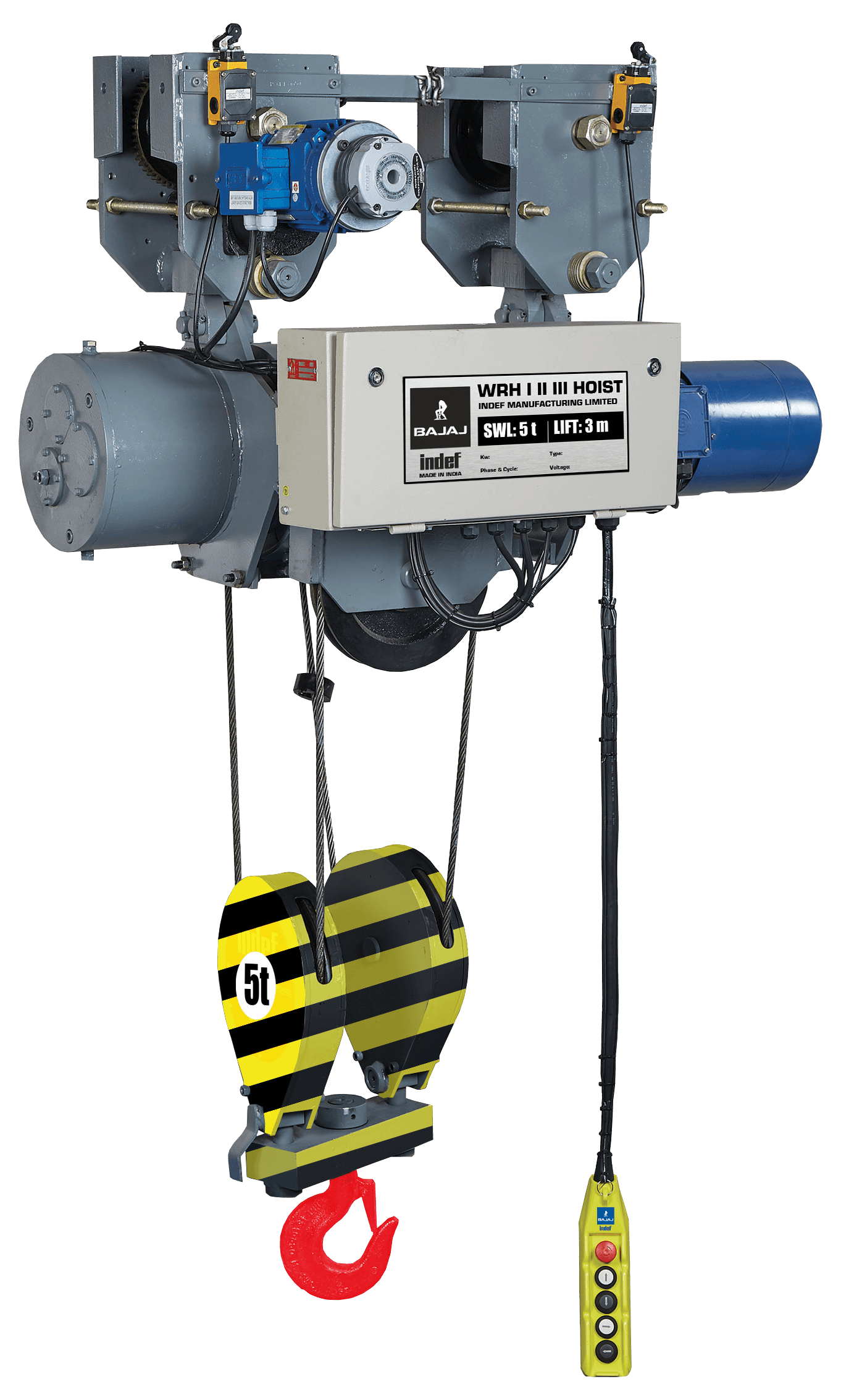 Indef Heavy Duty Wire Rope Hoist