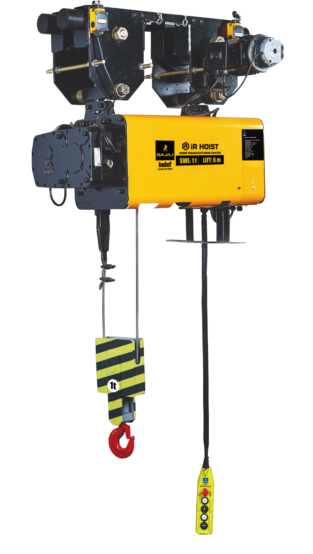 Indef Medium Duty Wire Rope Hoist